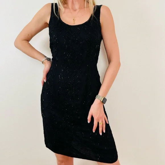 Papell Boutique | Dresses | Papell Boutique 0 Silk Black Beaded Embroidered Evening Sleeveless Mini Dress | Poshmark Papell Boutique | Dresses | Papell Boutique 0 Silk Black Beaded Embroidered Evening Sleeveless Mini Dress | Poshmark